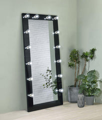 Zayan Black Floor Mirror