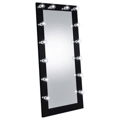 Zayan Black Floor Mirror