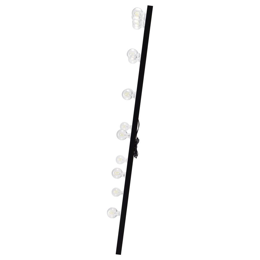 Zayan Black Floor Mirror