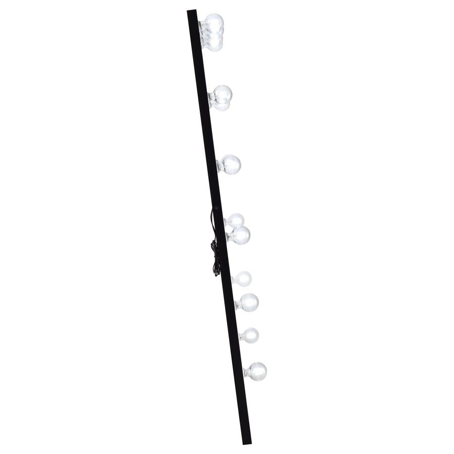 Zayan Black Floor Mirror