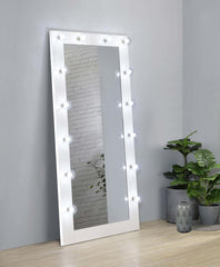 Zayan White Floor Mirror