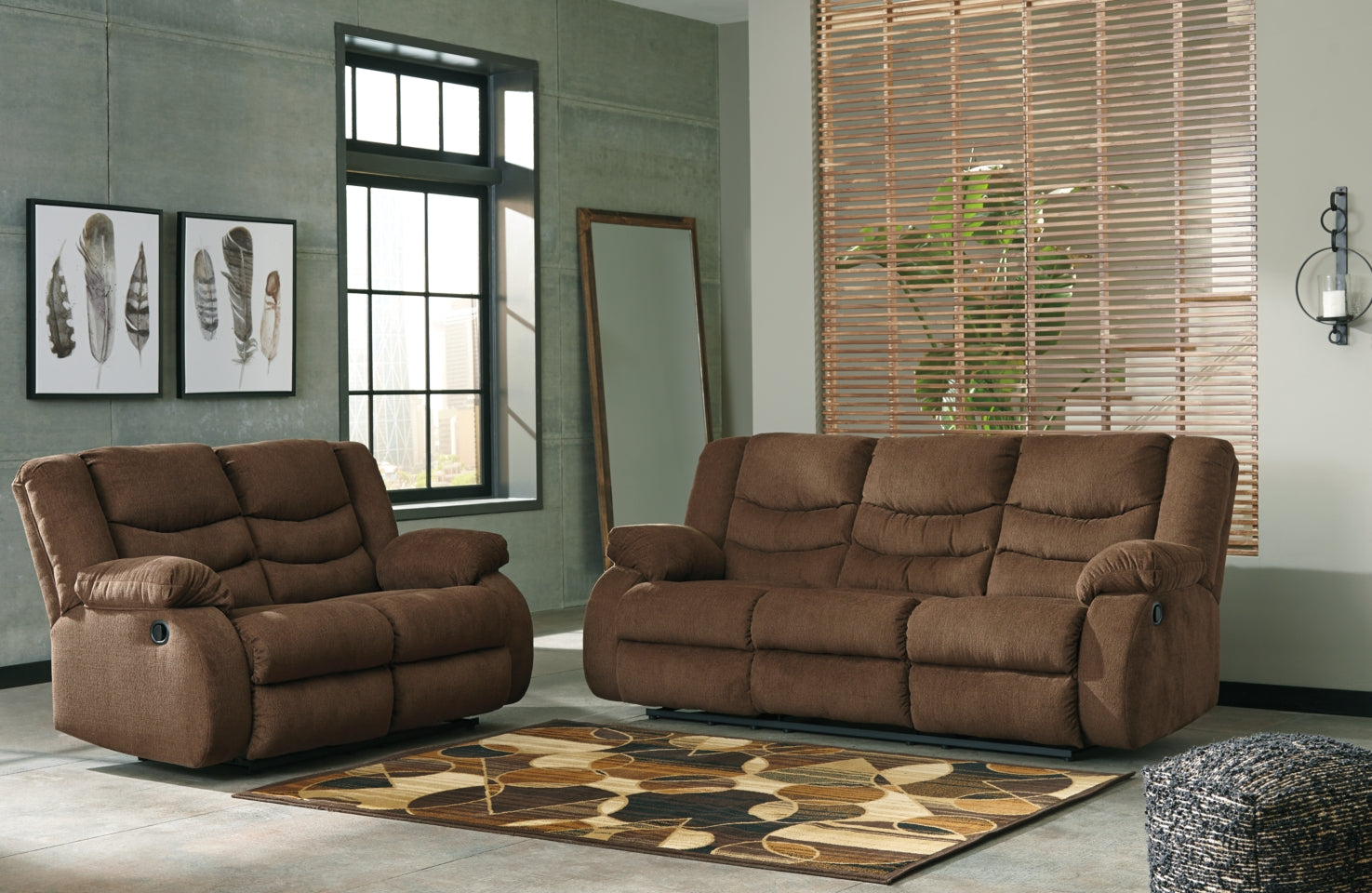 Tulen Reclining Sofa and Loveseat