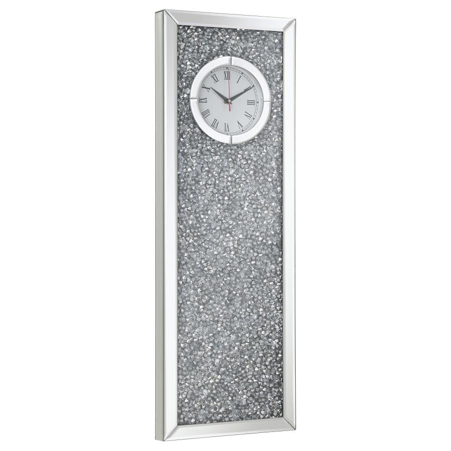 Minette Silver Wall Clock