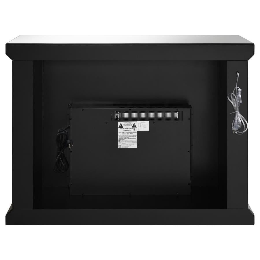 Gilmore Silver Electric Fireplace