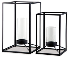 Dimtrois Lantern (Set of 2) - The Bargain Furniture