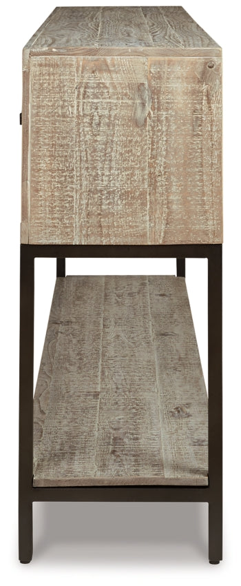 Roanley Sofa/Console Table - The Bargain Furniture