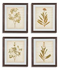 Dyani Wall Art (Set of 4) - The Bargain Furniture