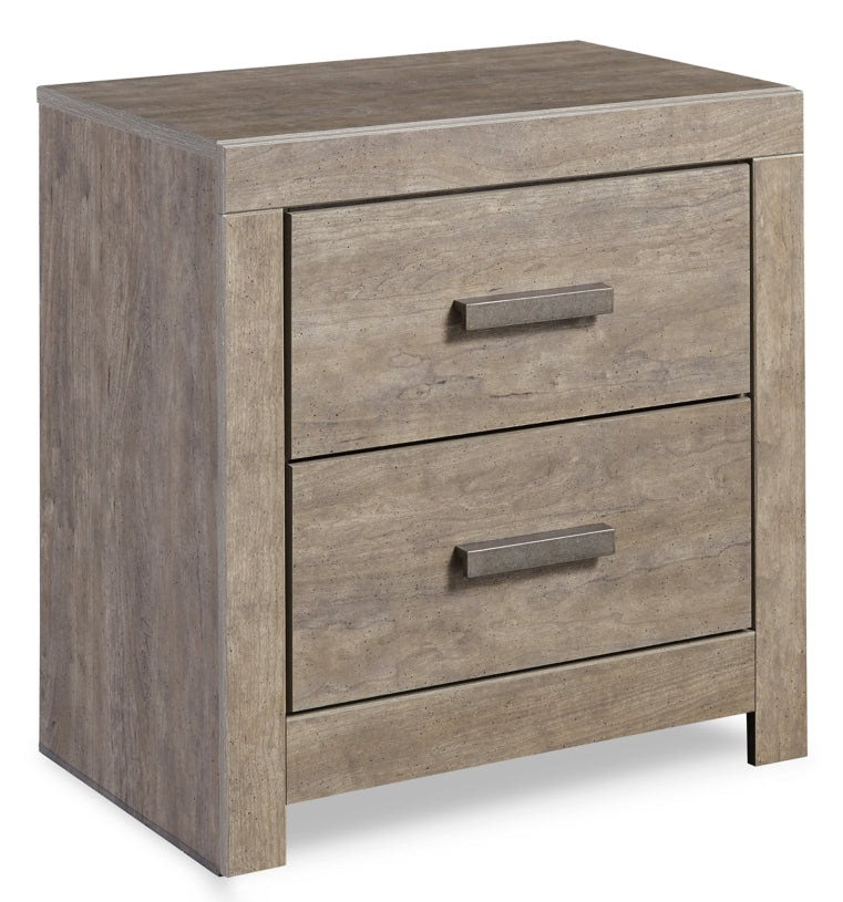 Culverbach Queen/Full Panel Headboard Bed with Mirrored Dresser, Chest and Nightstand