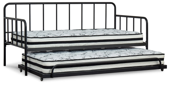 Trentlore Twin Metal Day Bed with Trundle