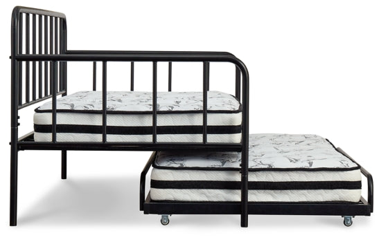 Trentlore Twin Metal Day Bed with Trundle