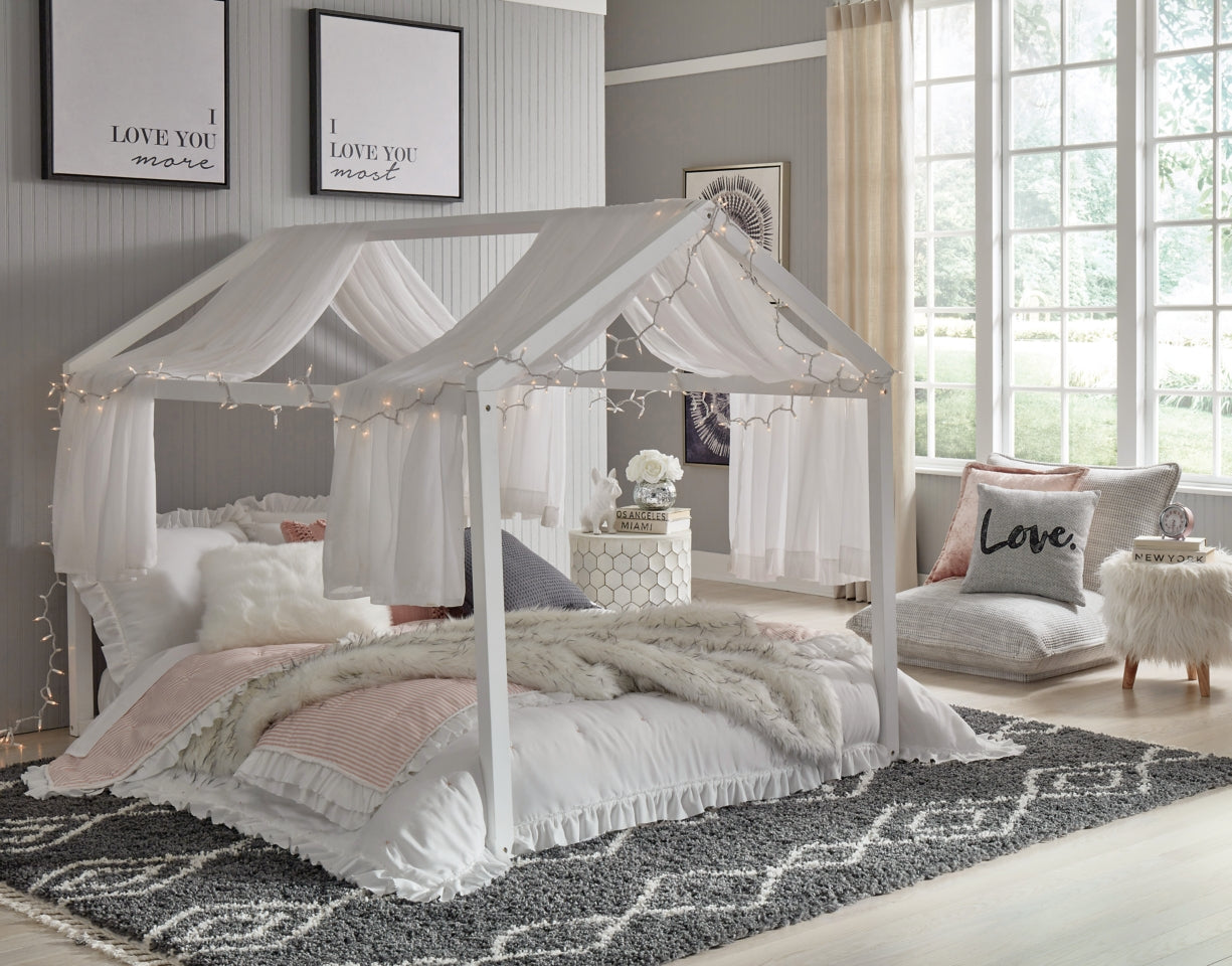 Flannibrook Twin House Bed Frame