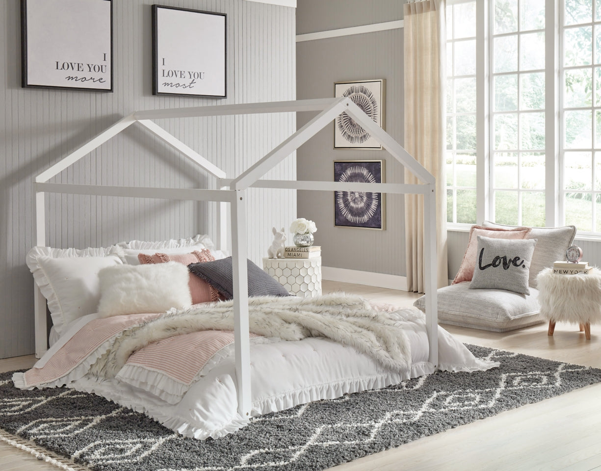 Flannibrook Twin House Bed Frame