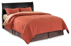 Huey Vineyard Queen Sleigh Headboard with Dresser, Mirror and 2 Nightstands