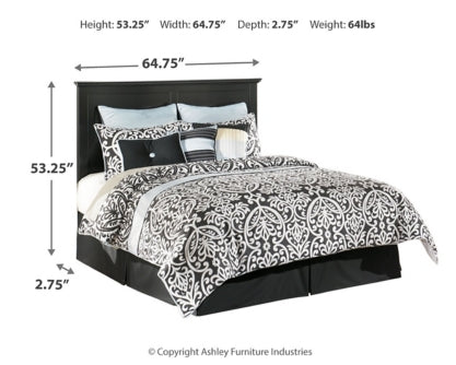 Maribel Queen/Full Panel Headboard Bed with Mirrored Dresser, Chest and Nightstand