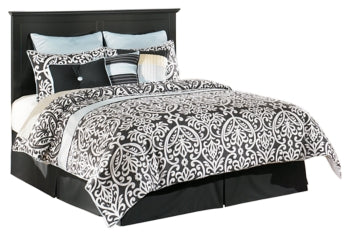 Maribel Queen/Full Panel Headboard Bed with Mirrored Dresser, Chest and Nightstand
