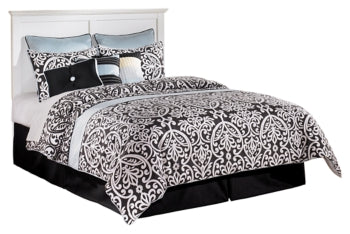 Bostwick Shoals Queen/Full Panel Headboard Bed with Mirrored Dresser, Chest and Nightstand