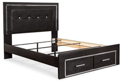 Kaydell Queen Panel Bed with Storage
