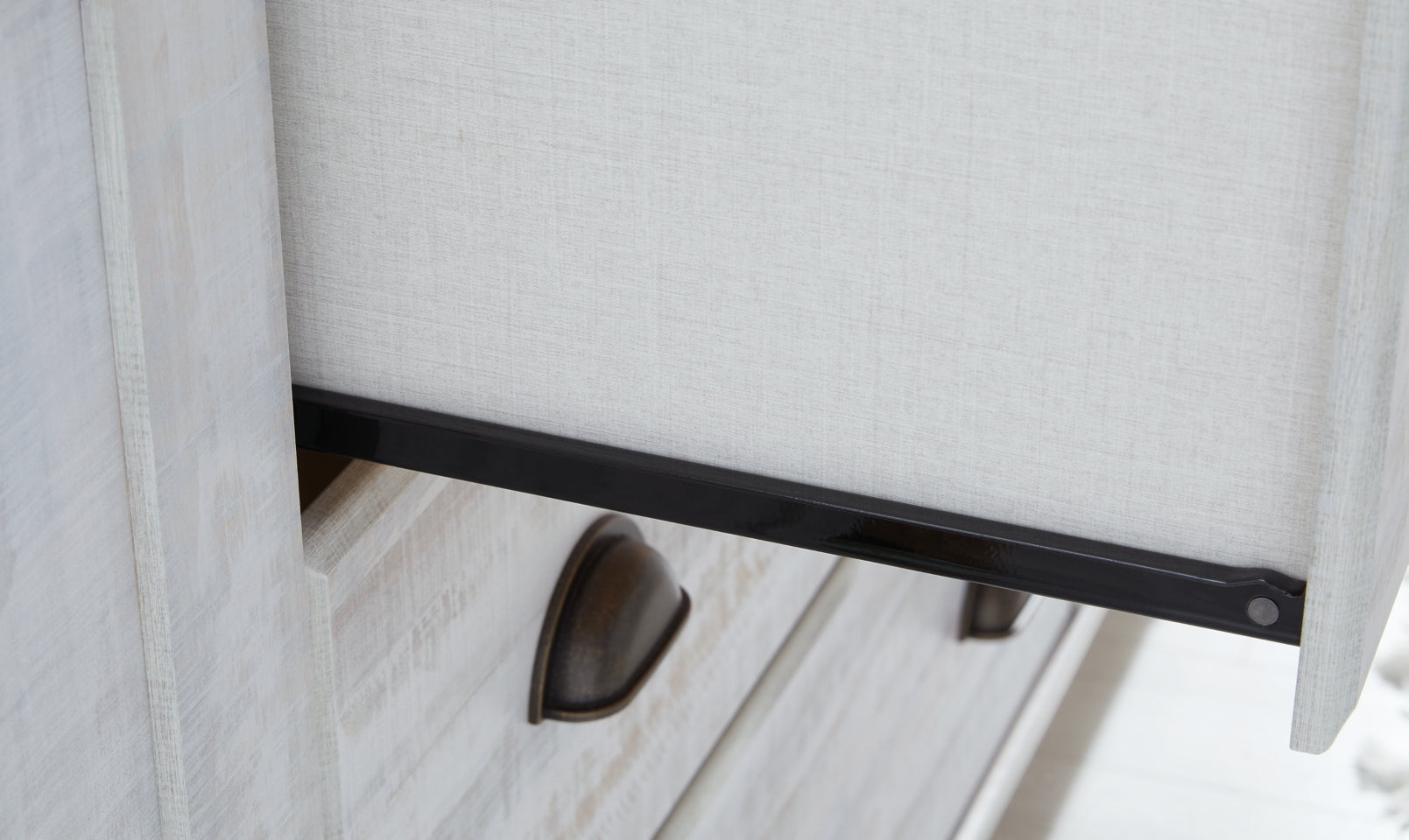 Haven Bay Full Panel Bed with Mirrored Dresser, Chest and 2 Nightstands