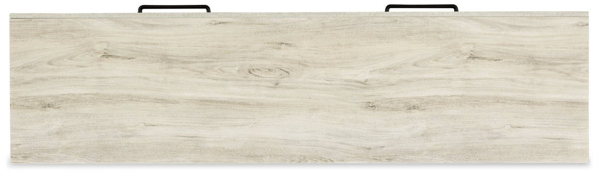 Cambeck King Upholstered Panel Bed with Dresser
