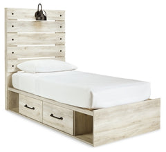 Cambeck Queen Panel Bed with 2 Storage Drawers