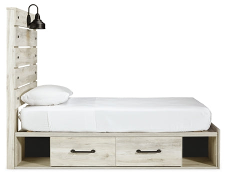 Cambeck Queen Panel Bed with 2 Storage Drawers