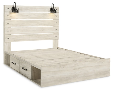 Cambeck Queen Panel Bed with 4 Storage Drawers