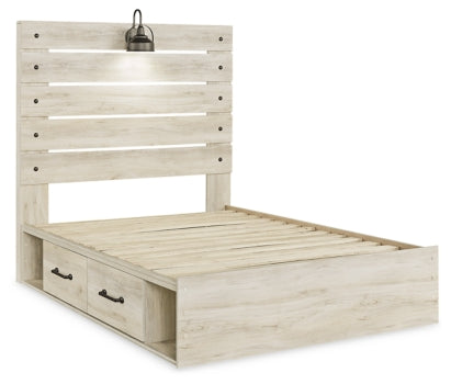 Cambeck Queen Panel Bed with 2 Storage Drawers