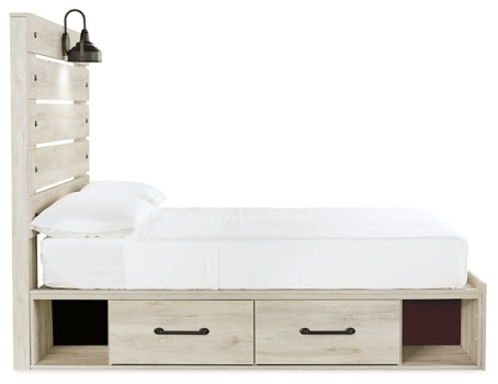 Cambeck Queen Panel Bed with 2 Storage Drawers
