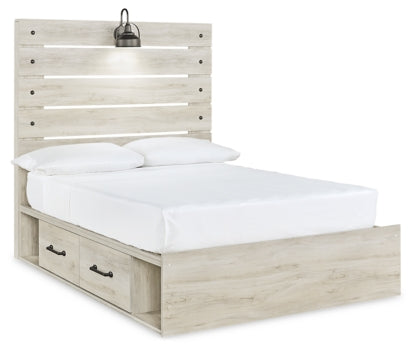 Cambeck Queen Panel Bed with 4 Storage Drawers