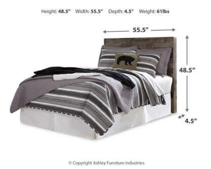 Derekson Full Panel Headboard Bed with Dresser
