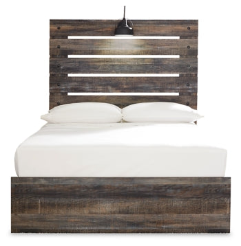 Drystan Queen Panel Bed with 4 Storage Drawers