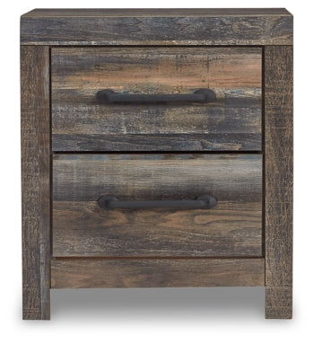 Drystan King Bookcase Bed with 4 Storage Drawers with Mirrored Dresser and 2 Nightstands - PKG003388