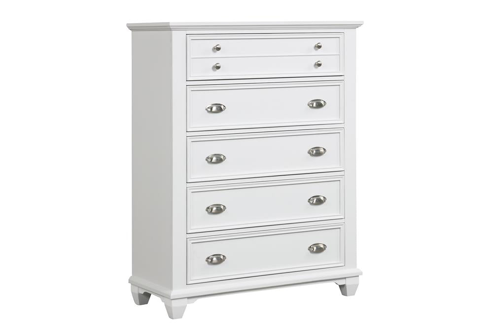 JAMESTOWN CHEST- WHITE