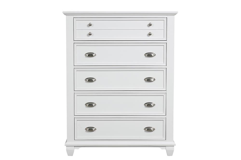 JAMESTOWN CHEST- WHITE
