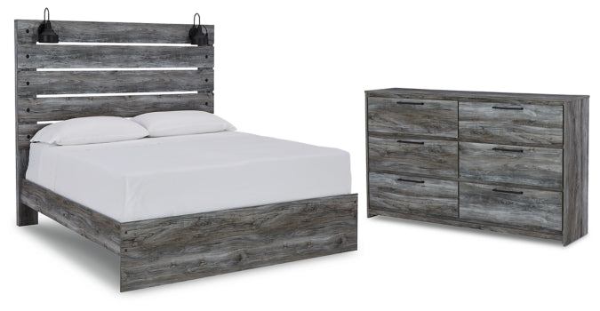 Baystorm Queen Panel Bed with Dresser - PKG011674
