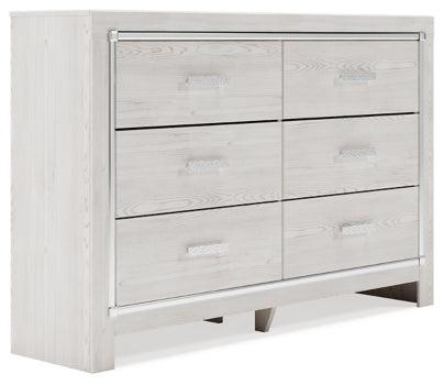 Altyra Twin Panel Bookcase Bed with Dresser