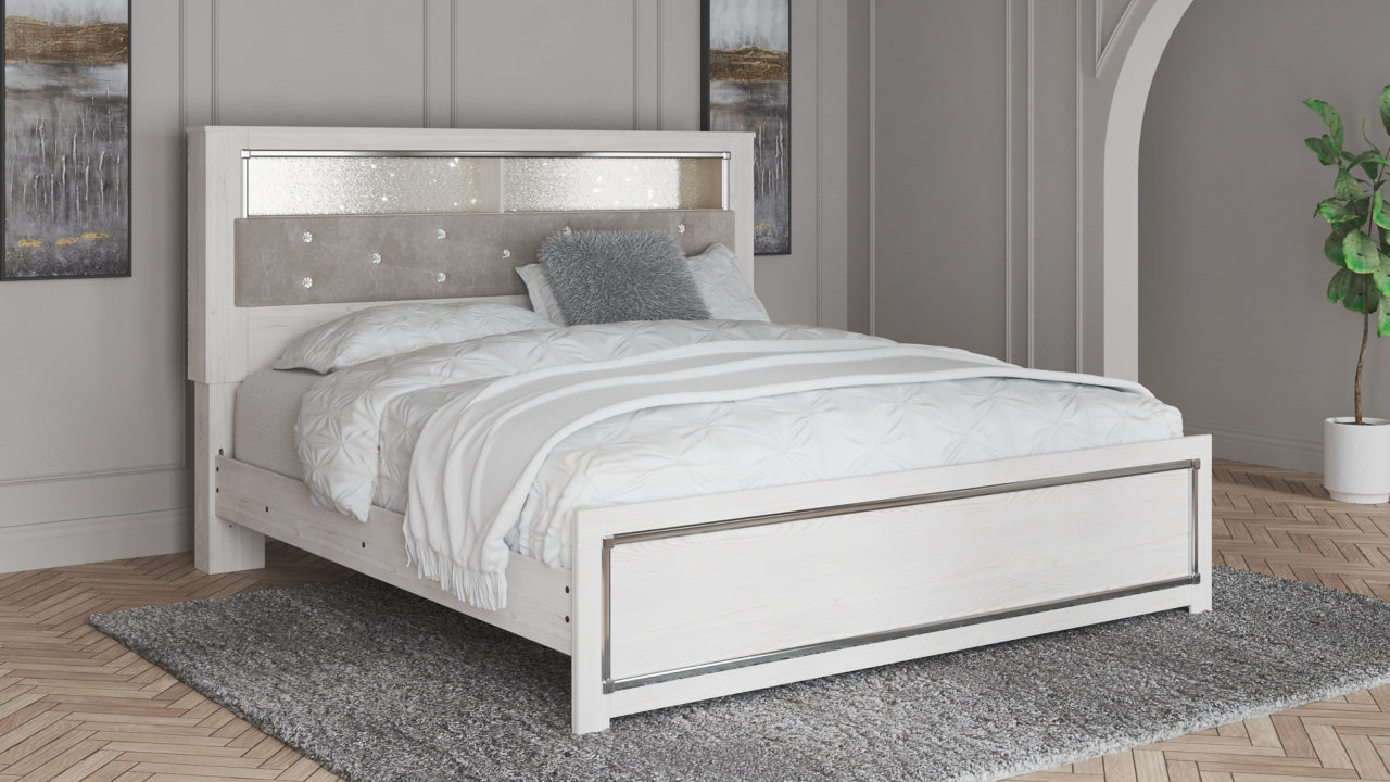 Altyra Queen Panel Bookcase Bed