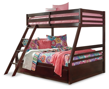 Halanton Twin over Twin Bunk Bed with 1 Large Storage Drawer