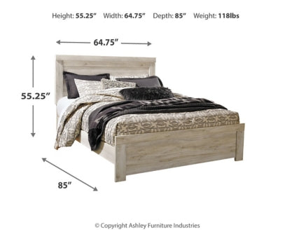 Bellaby Queen Panel Bed with 2 Nightstands