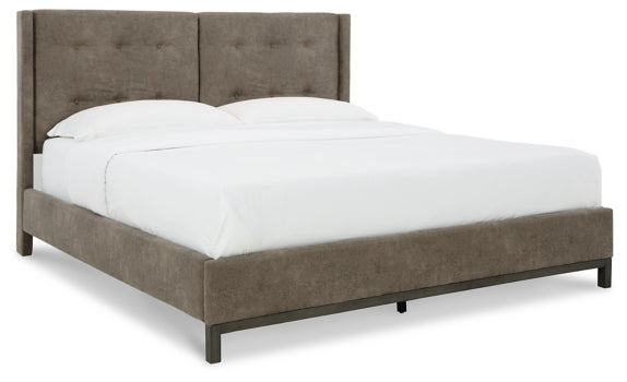 Wittland California King Upholstered Panel Bed