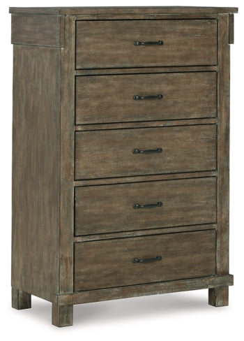 Shamryn King Panel Bed with Mirrored Dresser and Chest