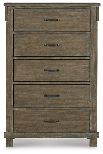 Shamryn King Panel Bed with Mirrored Dresser and Chest