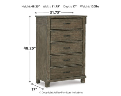Shamryn King Panel Bed with Mirrored Dresser and Chest