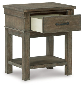 Shamryn King Panel Bed with Mirrored Dresser, Chest and Nightstand