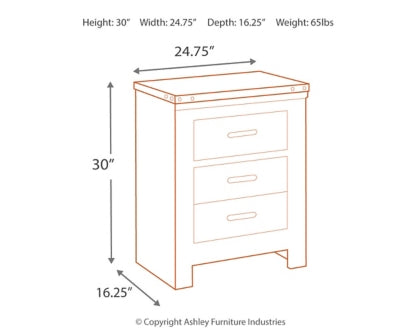 Trinell King/California King Panel Headboard with Dresser, Chest and Nightsand