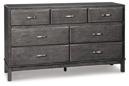 Caitbrook Queen Storage Bed with 8 Drawers with Dresser and Chest
