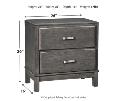 Caitbrook Queen Storage Bed with 8 Storage Drawers with Mirrored Dresser, Chest and 2 Nightstands