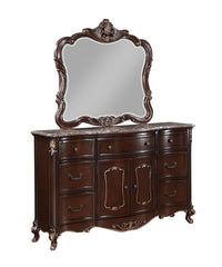 CONSTANTINE DRESSER/SERVER MIRROR-CHERRY