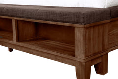 CAGNEY 5/0 -6/6 Q/EK SIDE RAILS - CHESTNUT