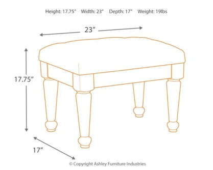 Coralayne Stool - The Bargain Furniture